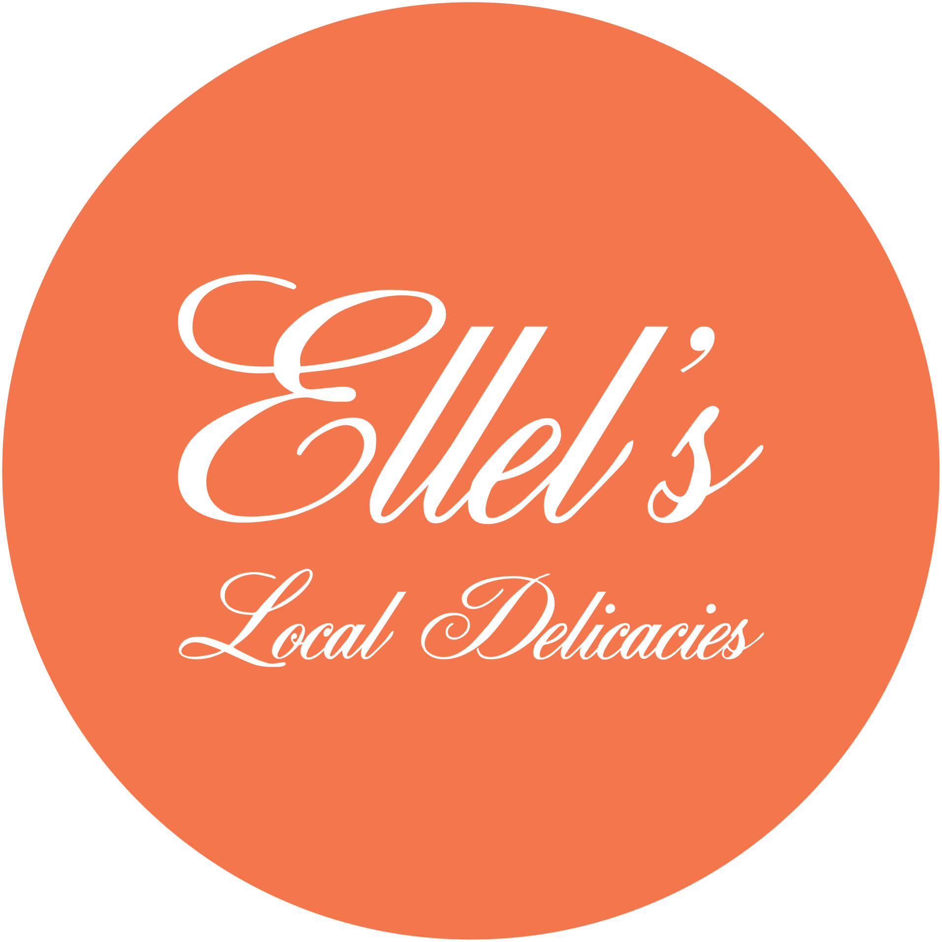 Ellel's Local Delicacies Home of Special Kakainin Logo