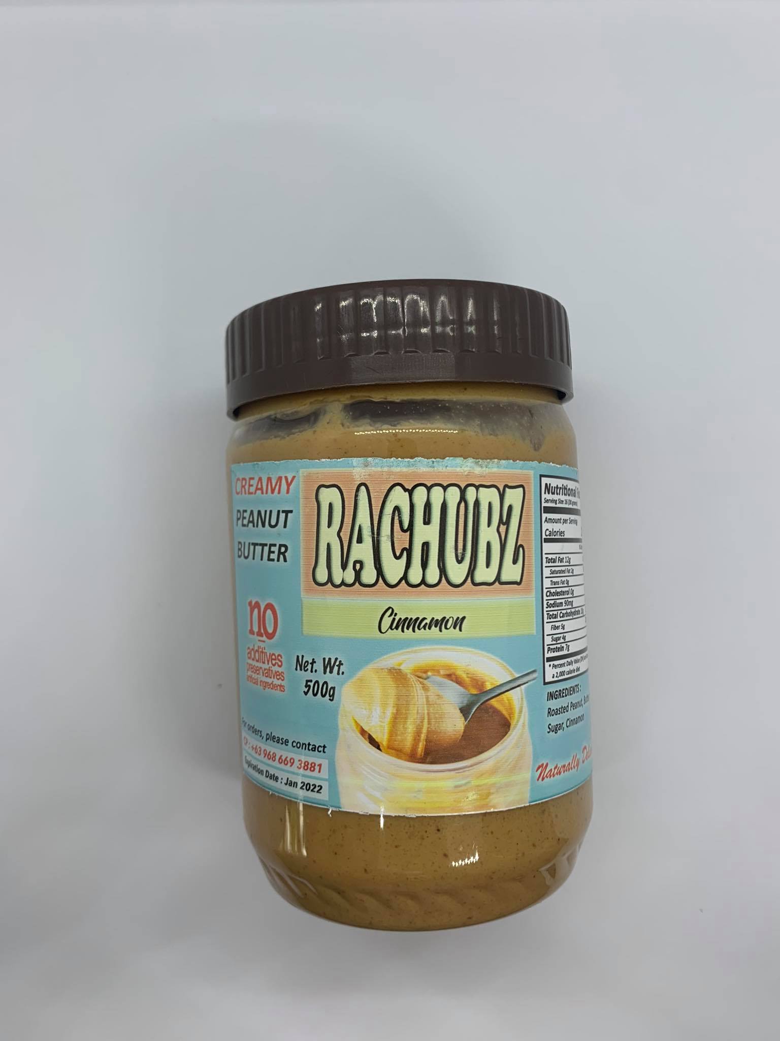 Rachubz Peanut Butter Spread 500g - Cinnamon image