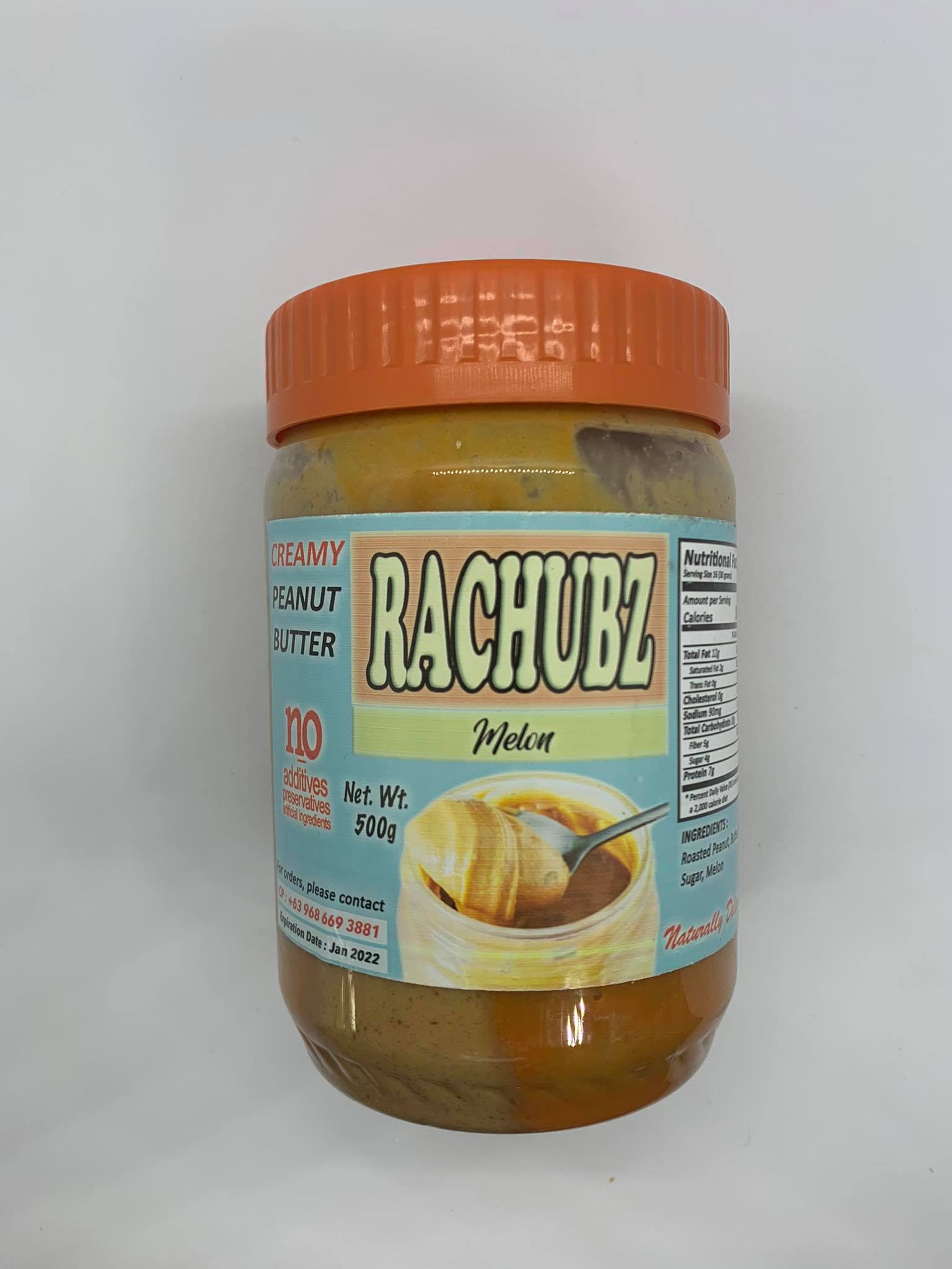 Rachubz Peanut Butter Spread 500g - Melon image