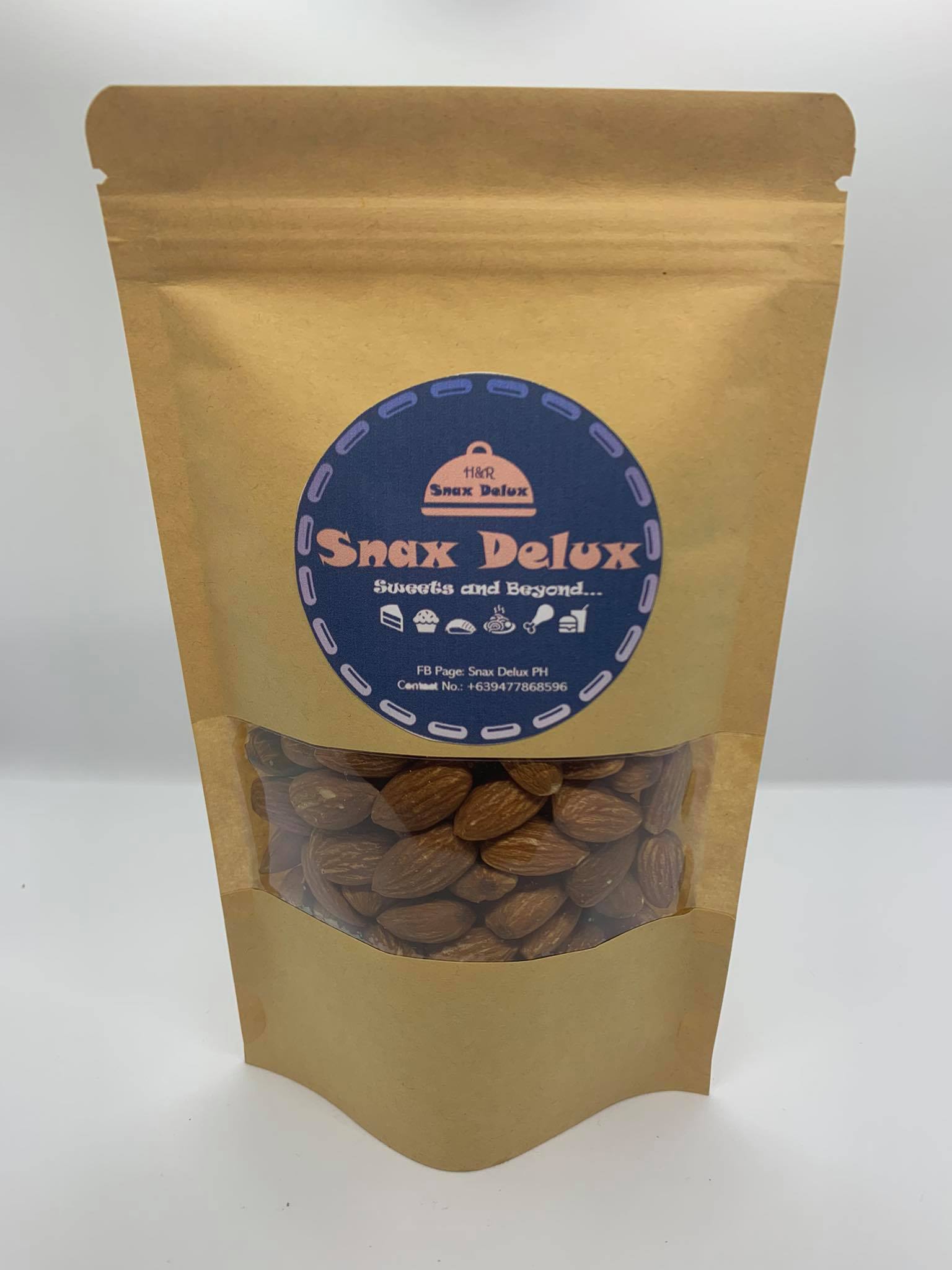 Snax Delux Roasted Almonds 150g image