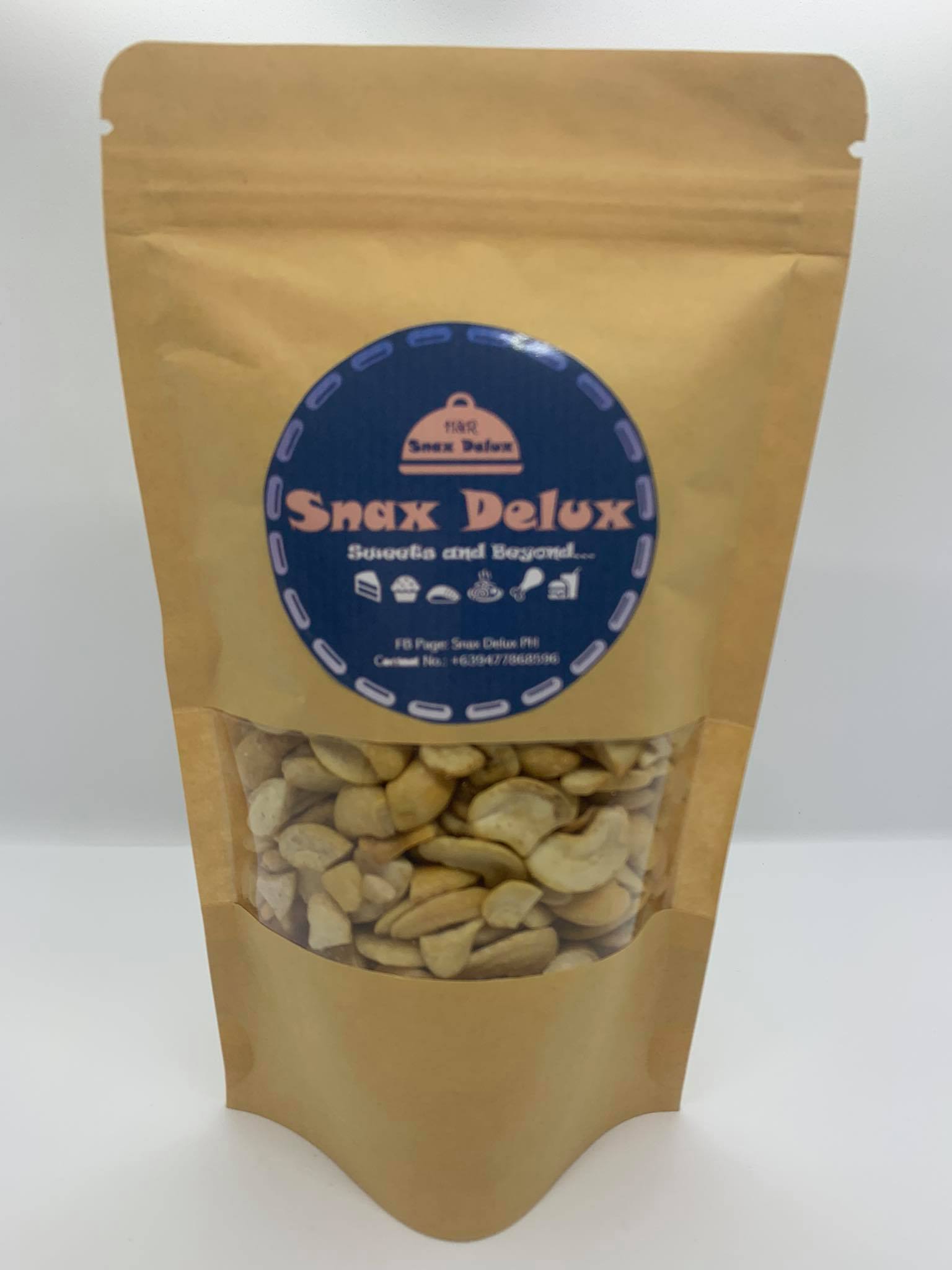 Snax Delux Roasted Cashew Nuts 200g image
