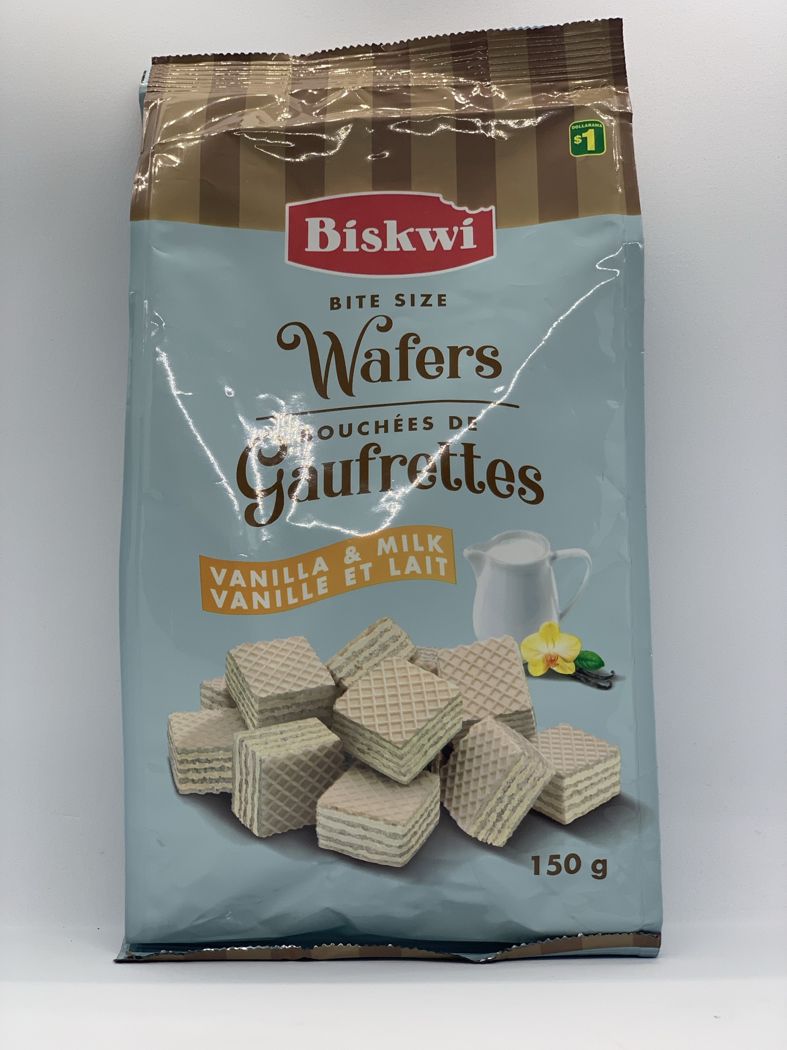Biskwi Wafers Vanilla & Milk 150g Image