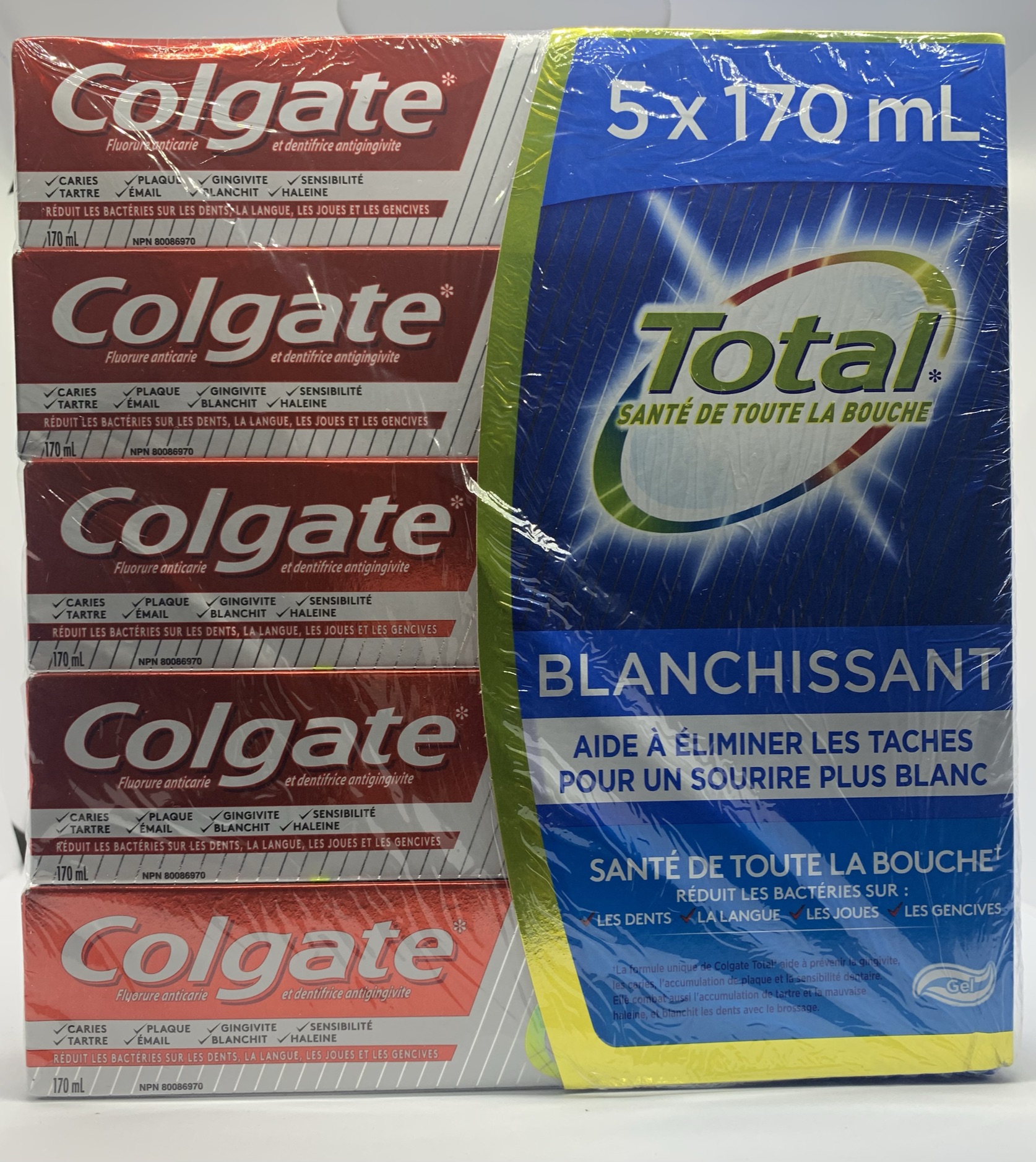 Colgate Total Whitening 5x170mL Image
