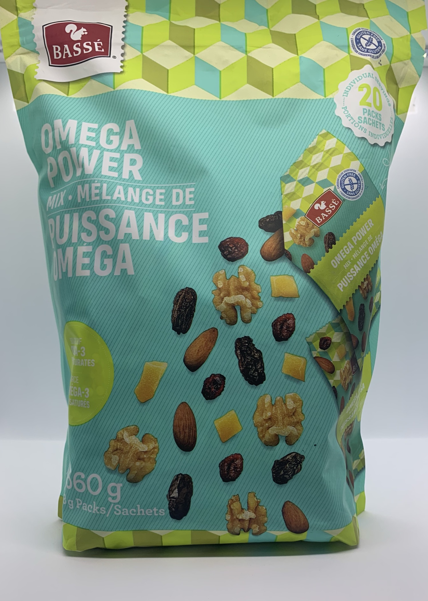 Basse Omega Power Mixed Nuts (20packs) Image