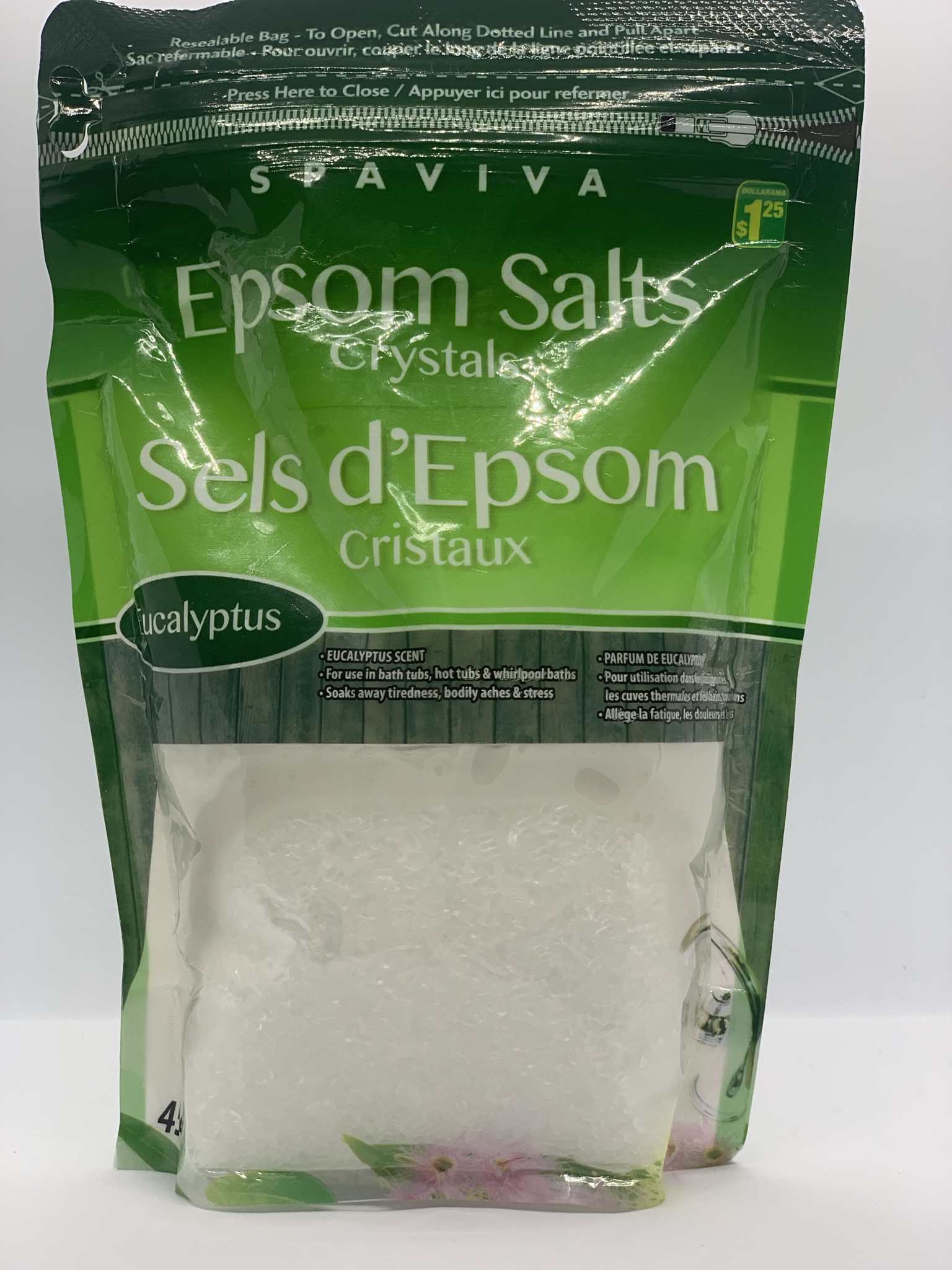 Spaviva Epsom Salt Eucalyptus 454g Image