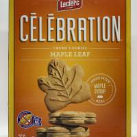 Leclerc Celebration Maple Leaf Cream Cookies 350g image