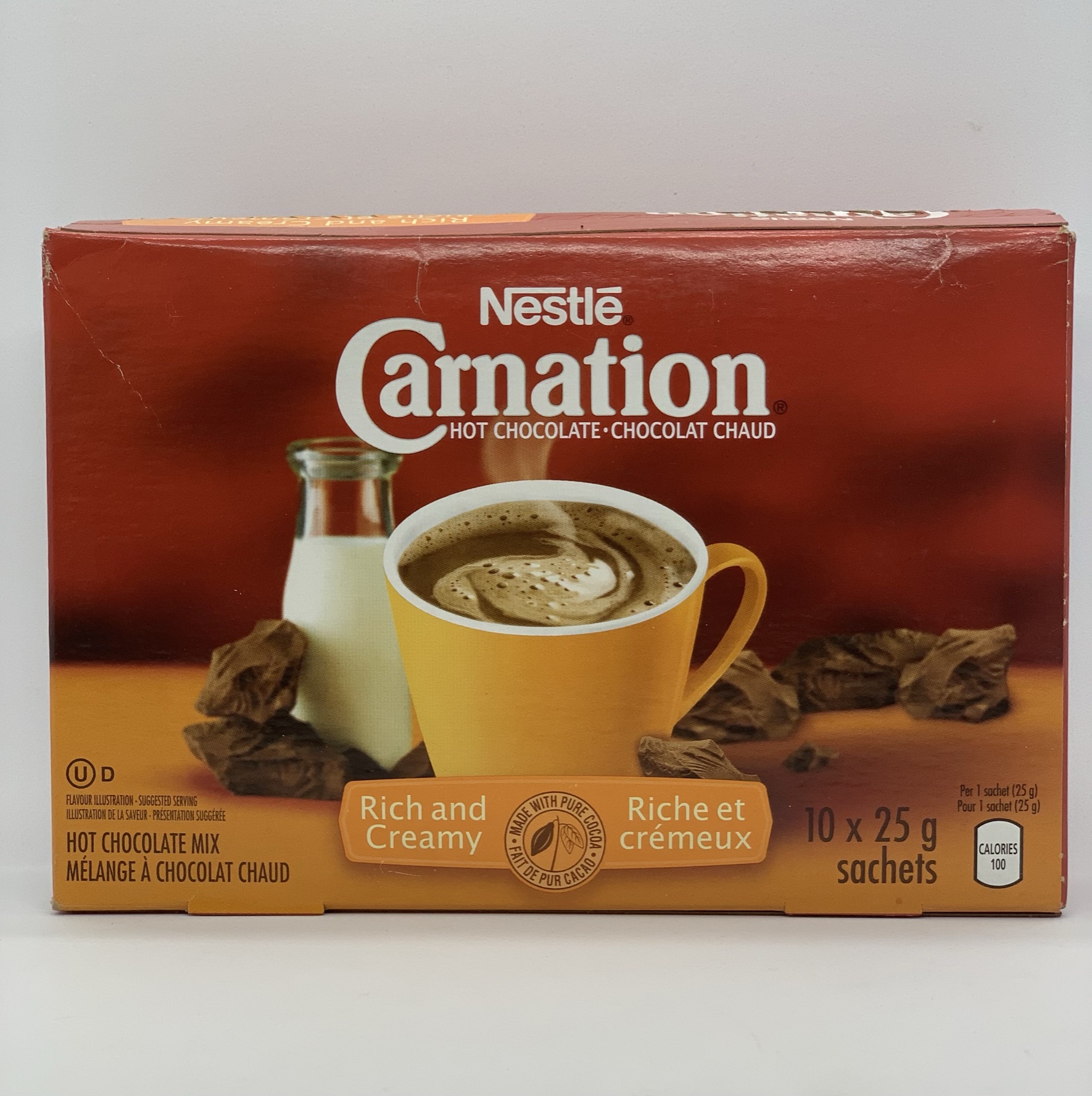 Nestle Carnation Hot Chocolate (10 sachetsx 25g) image