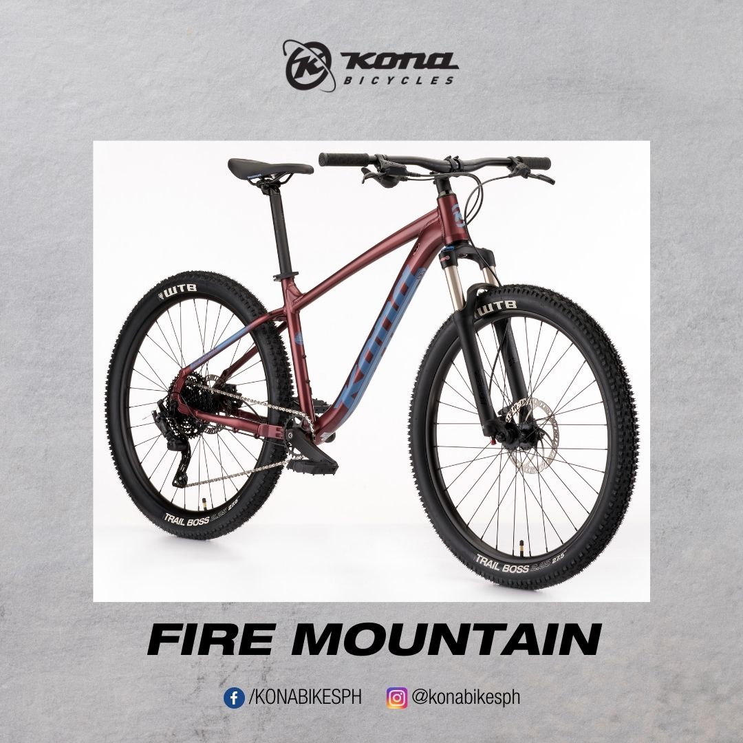  FIRE MOUNTAIN SM 27.5X14.5 Satin Metallic Mauve w/ Blue-Gray Decals KONA 2022 image