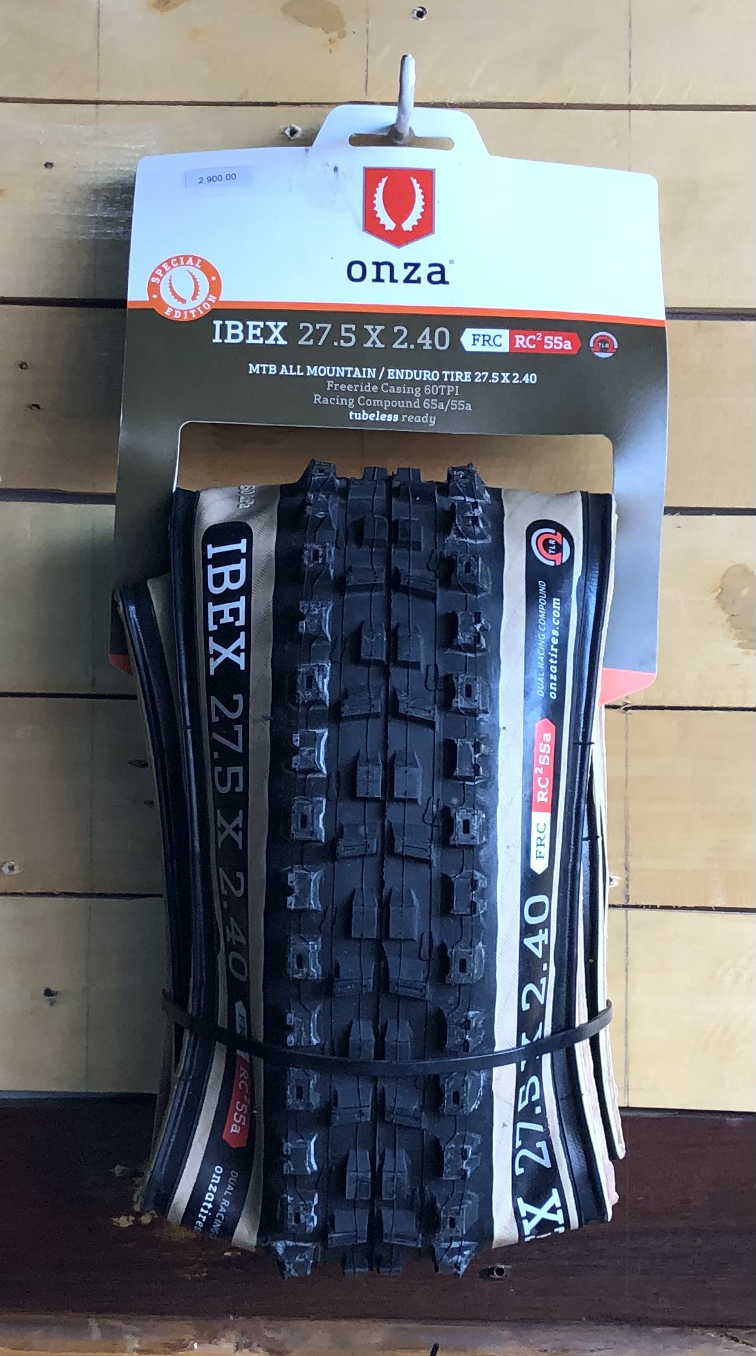 TIRE ONZA IBEX 27.5*2.40 FRC RC255A KEVLAR 870G 60TPI TLR image