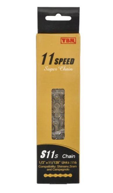 YBN Chain S11 S Silver/Grey 11Speed X50 image