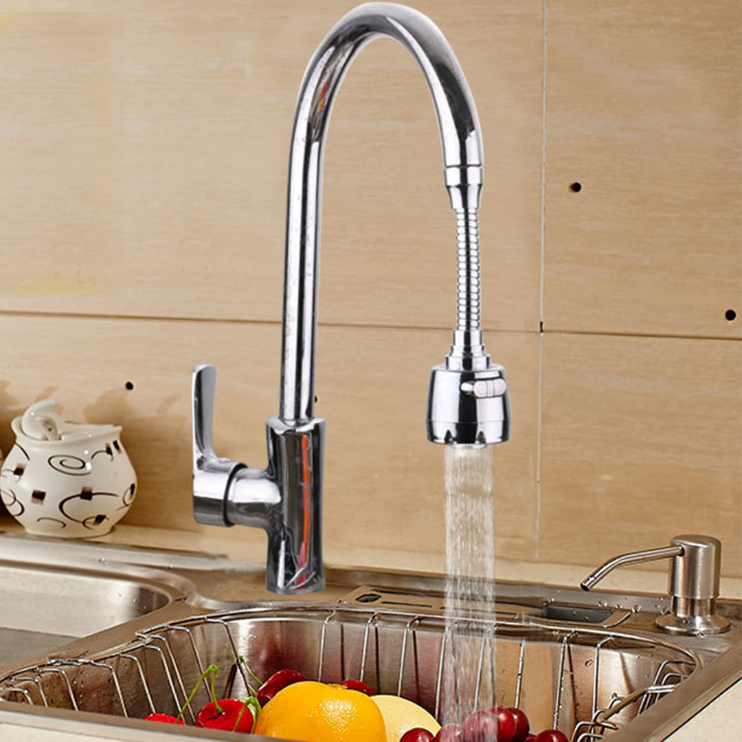 Anti-Splash Kitchen Sink Faucet Head Water-Saving Extender with 2 Gears Switch image