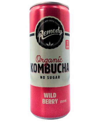 Organic kombucha wildberry 250ml image