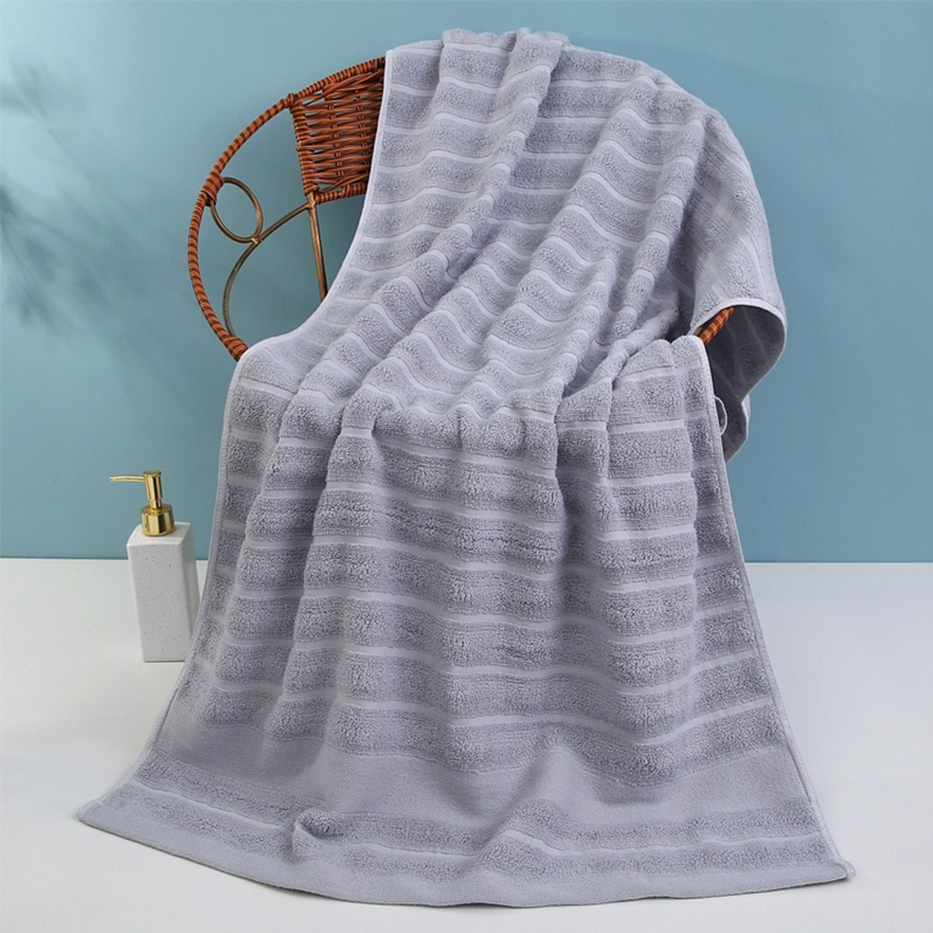 Premium Cotton Bath Towel BIG SIZE Water Absorbent and Quick Drying for Adults Unisex 140x70cm image