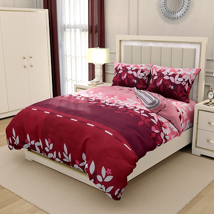 Sleep Essentials Printed Bedsheets DF4 image