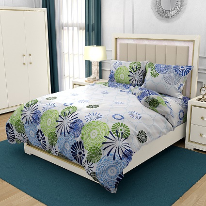 Sleep Essentials Printed Bedsheet DF092 image