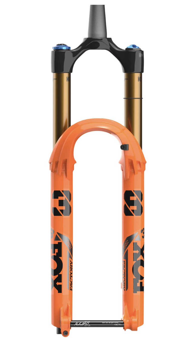 2025 FOX 38 29 Factory 170 GRIP X2 Shinny Orange Kabolt 15x110 58HT 44mm Rake 910-21-284 image