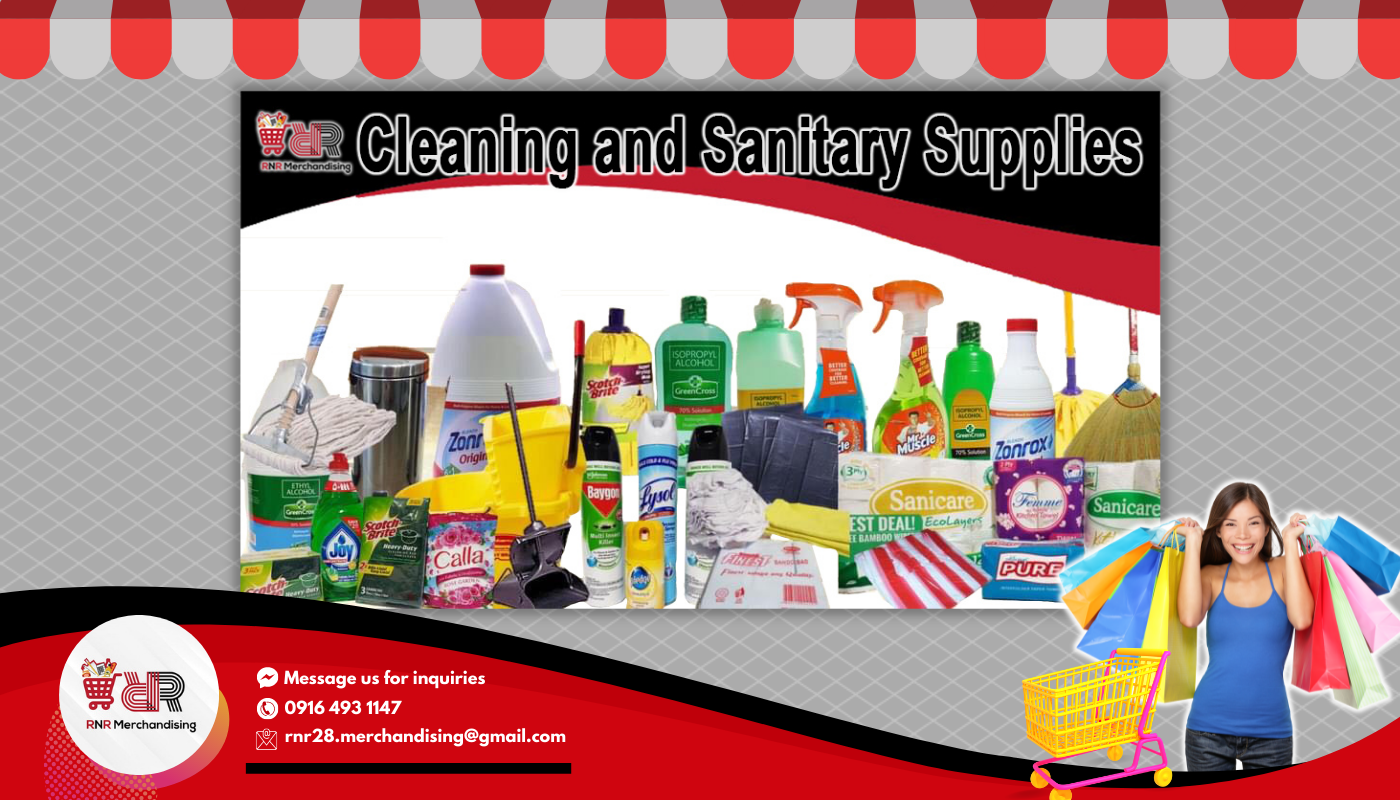 CLEANING AND SANITARY SUPPLIES Icon